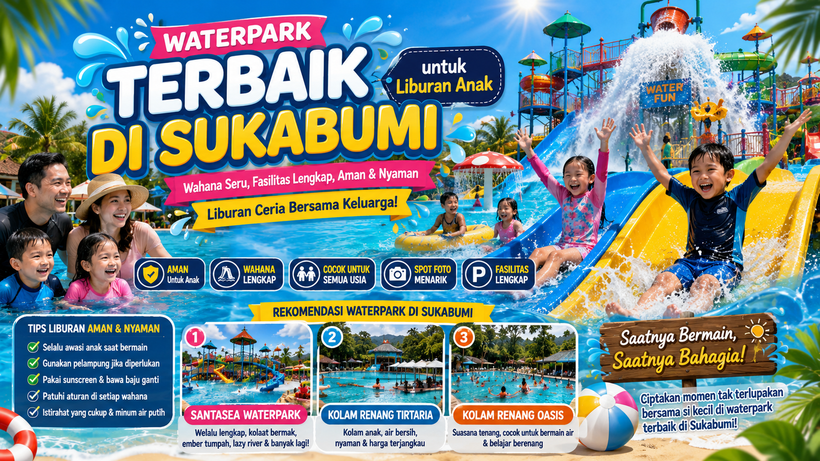 Read more about the article Waterpark Terbaik di Sukabumi untuk Liburan Anak