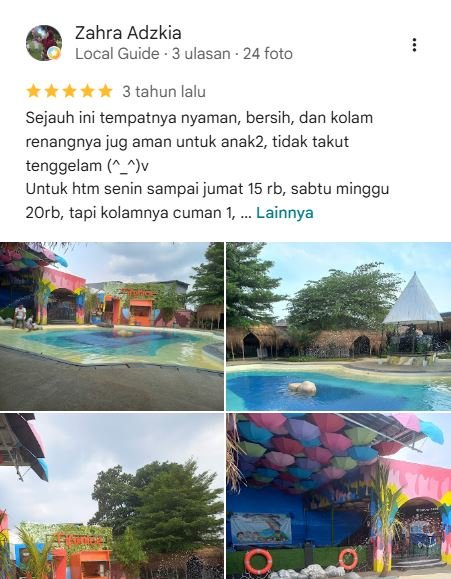 Testimoni & Review Bintang 5 Pengunjung Tifanice Sukabumi Yang Puas (2)