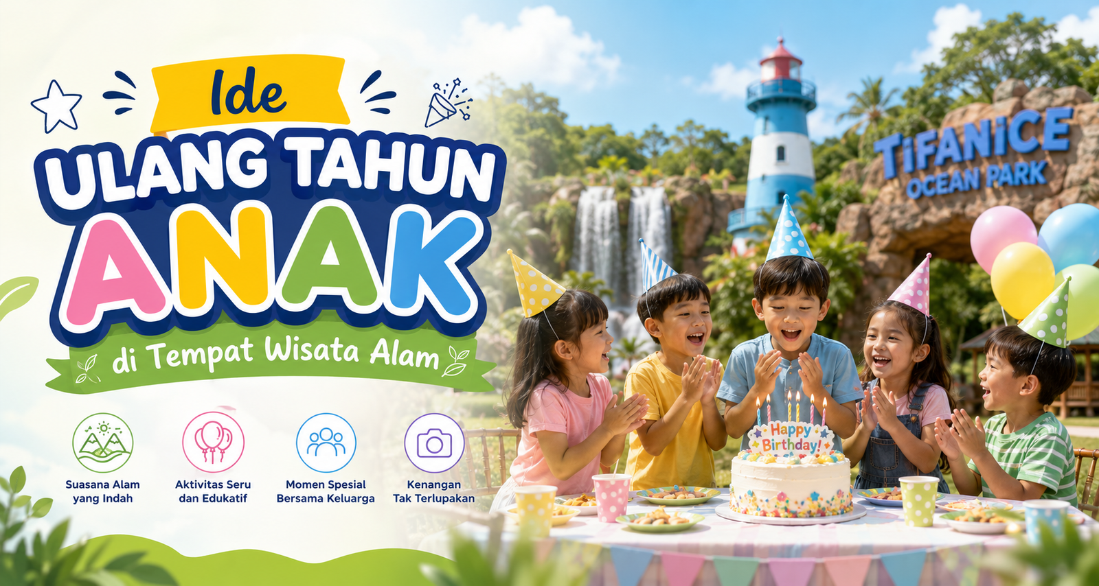 Read more about the article Ide Ulang Tahun Anak di Tempat Wisata Alam