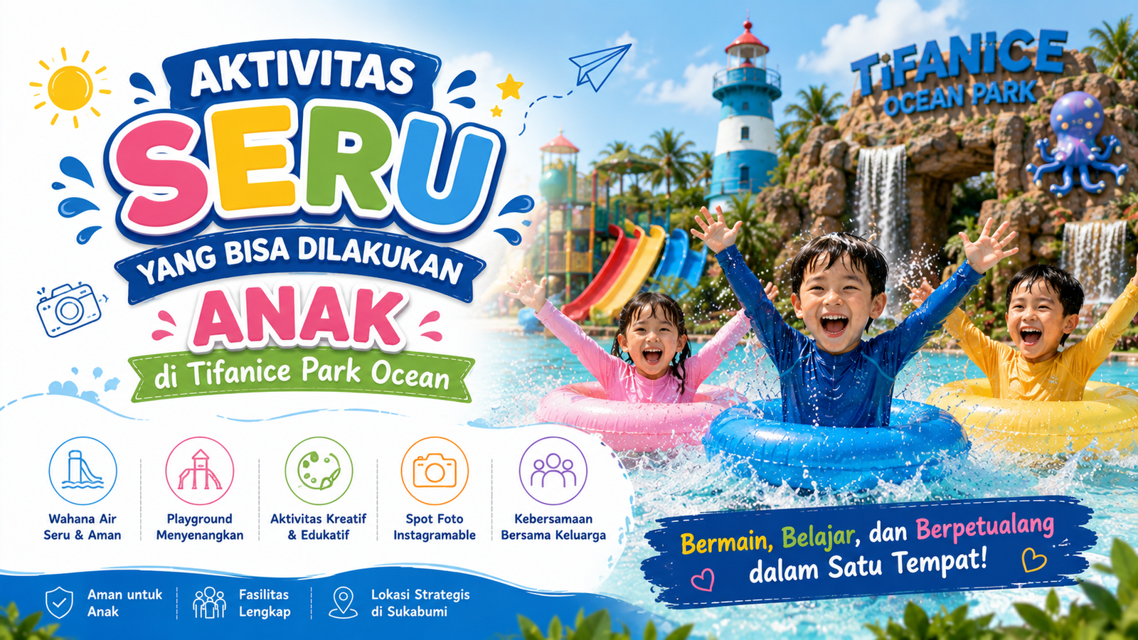 Read more about the article Aktivitas Seru yang Bisa Dilakukan Anak di Tifanice Park Ocean